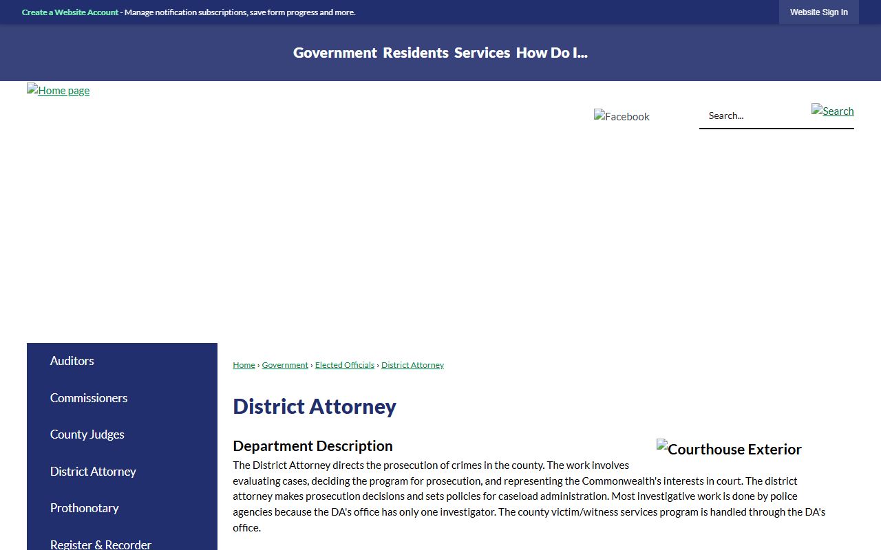 Bradford County District Attorney court records after arrest source